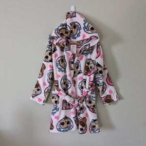 L.O.L. Surprise! - Girls Fleece Hooded Robe- Size 4